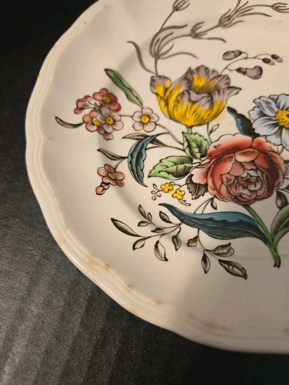 Copeland Spode Salad/Dessert Plates Lot Of 2 Floral Gainsborough England